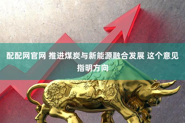 配配网官网 推进煤炭与新能源融合发展 这个意见指明方向